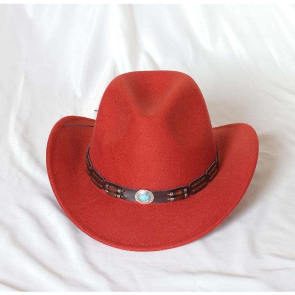 Red Men Jazz Fedora Hat
